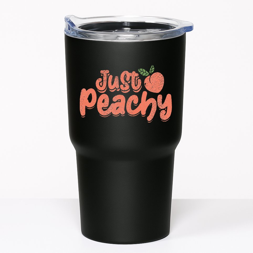 Just Peachy Sassy Summer Loving Peachy Tumbler
