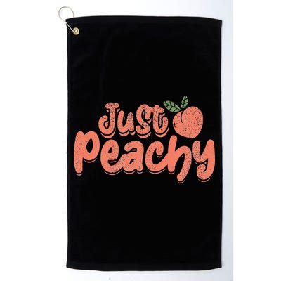 Just Peachy Sassy Summer Loving Peachy Golf Towel