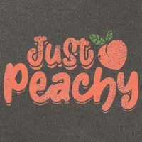 Just Peachy Sassy Summer Loving Peachy Cotton Canvas Backpack