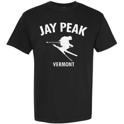 Jay Peak Skiing Tee Vermont Ski Garment-Dyed Heavyweight T-Shirt