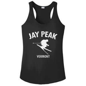 Jay Peak Skiing Tee Vermont Ski Ladies PosiCharge Competitor Racerback Tank