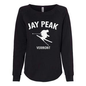 Jay Peak Skiing Tee Vermont Ski Womens California Wash Sweatshirt