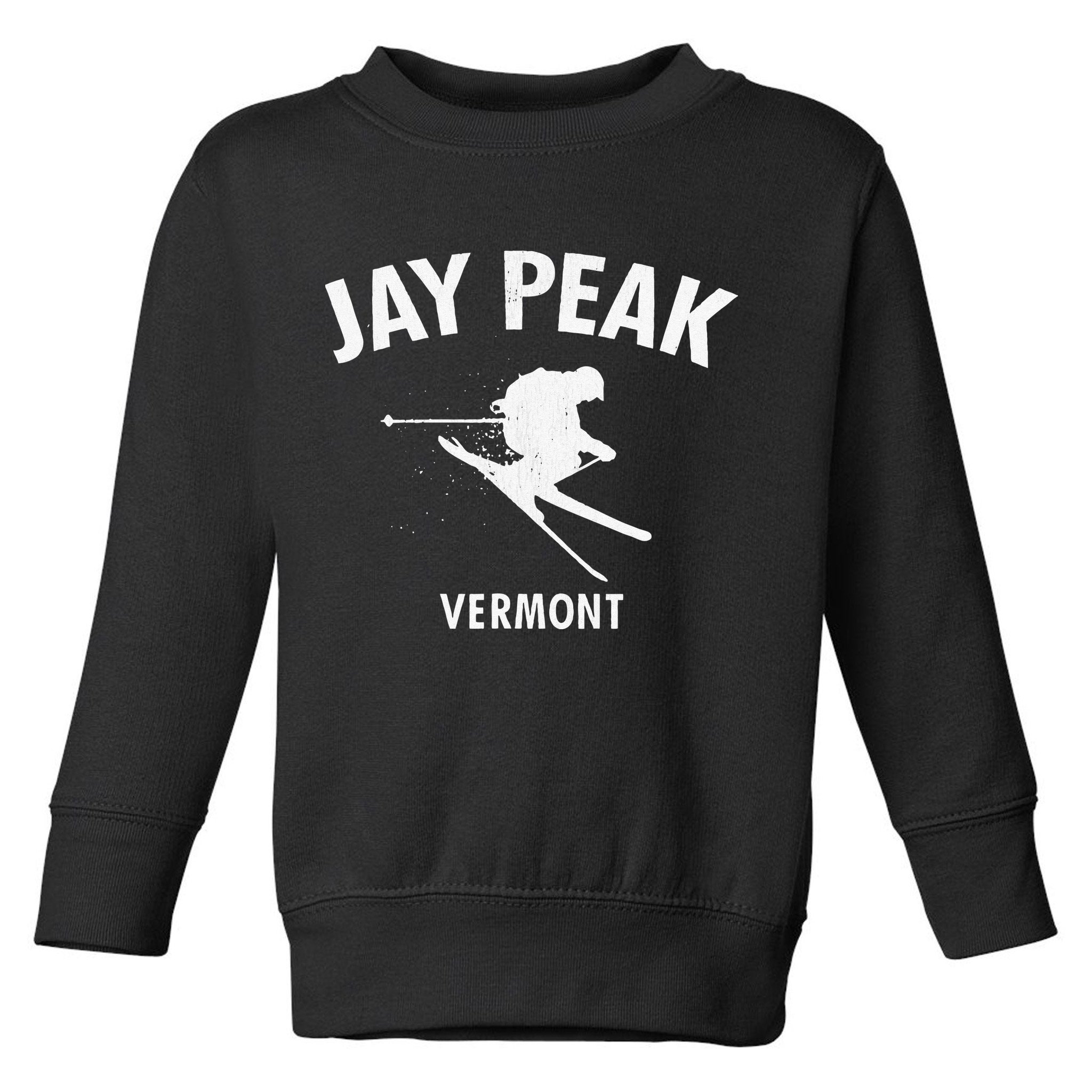 Jay Peak Skiing Tee Vermont Ski Toddler Sweatshirt