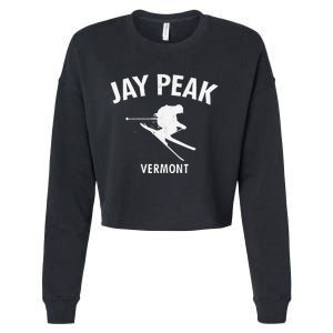 Jay Peak Skiing Tee Vermont Ski Cropped Pullover Crew