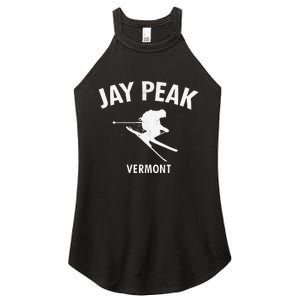 Jay Peak Skiing Tee Vermont Ski Women's Perfect Tri Rocker Tank