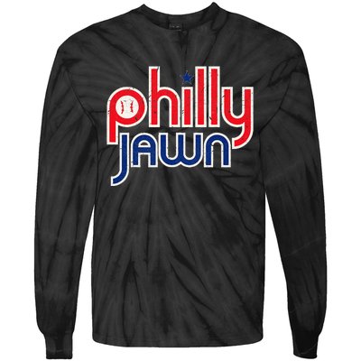 Jawn Philadelphia Slang Tie-Dye Long Sleeve Shirt