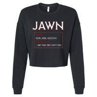 Jawn Philadelphia Slang Resident Hometown Pride Cropped Pullover Crew