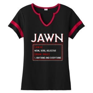 Jawn Philadelphia Slang Philly Resident Hometown Pride Ladies Halftime Notch Neck Tee