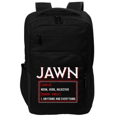 Jawn Philadelphia Slang Philly Resident Hometown Pride Impact Tech Backpack
