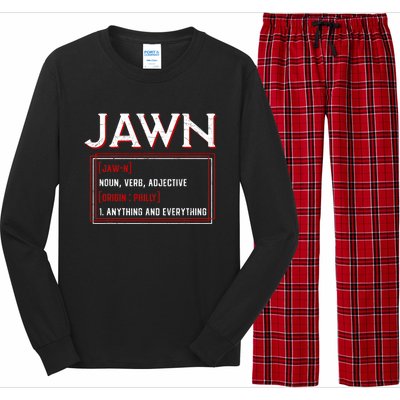 Jawn Philadelphia Slang Philly Resident Hometown Pride Long Sleeve Pajama Set