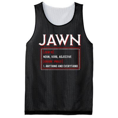 Jawn Philadelphia Slang Philly Resident Hometown Pride Mesh Reversible Basketball Jersey Tank