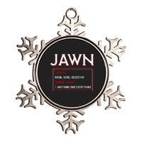 Jawn Philadelphia Slang Philly Resident Hometown Pride Metallic Star Ornament