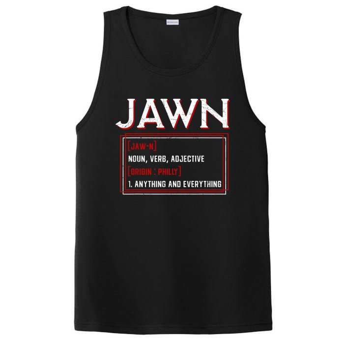 Jawn Philadelphia Slang Philly Resident Hometown Pride PosiCharge Competitor Tank