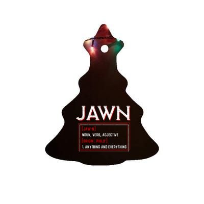 Jawn Philadelphia Slang Philly Resident Hometown Pride Ceramic Tree Ornament