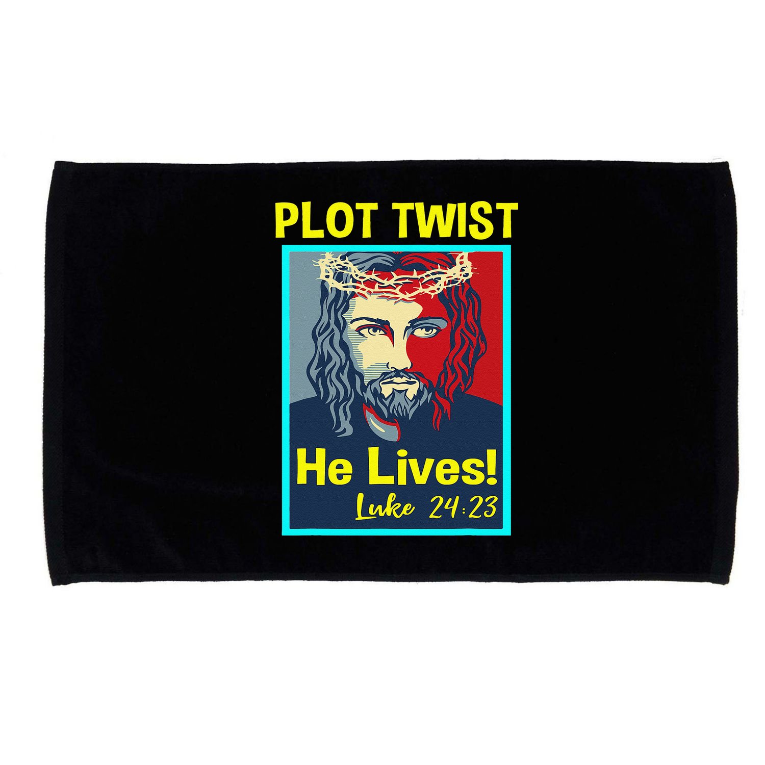 Jesus Plot Twist He Lives Easter Gifts For Women Microfiber Hand Towel