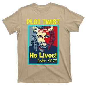 Jesus Plot Twist He Lives Easter Gifts For Women T-Shirt