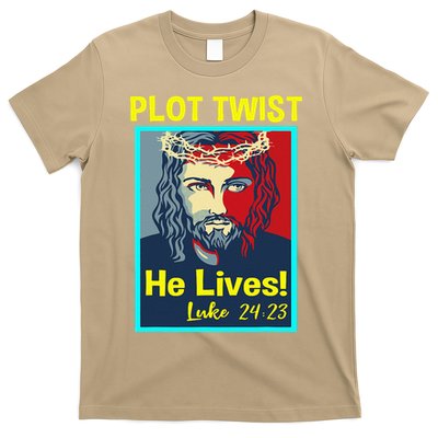 Jesus Plot Twist He Lives Easter Gifts For Women T-Shirt