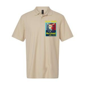 Jesus Plot Twist He Lives Easter Gifts For Women Softstyle Adult Sport Polo