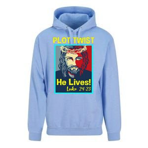 Jesus Plot Twist He Lives Easter Gifts For Women Unisex Surf Hoodie