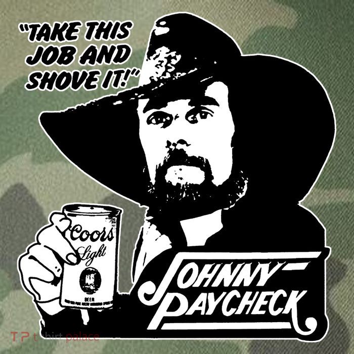 Johnny Paycheck Take This Job And Shove It Legacy Tie Dye Trucker Hat
