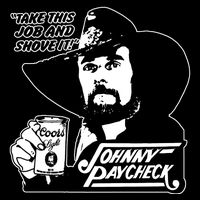 Johnny Paycheck Take This Job And Shove It Stripe Pom Pom Beanie