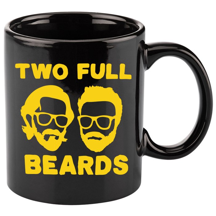 Jared Padalecki Two Full Beards 11oz C Handle Ceramic Mug