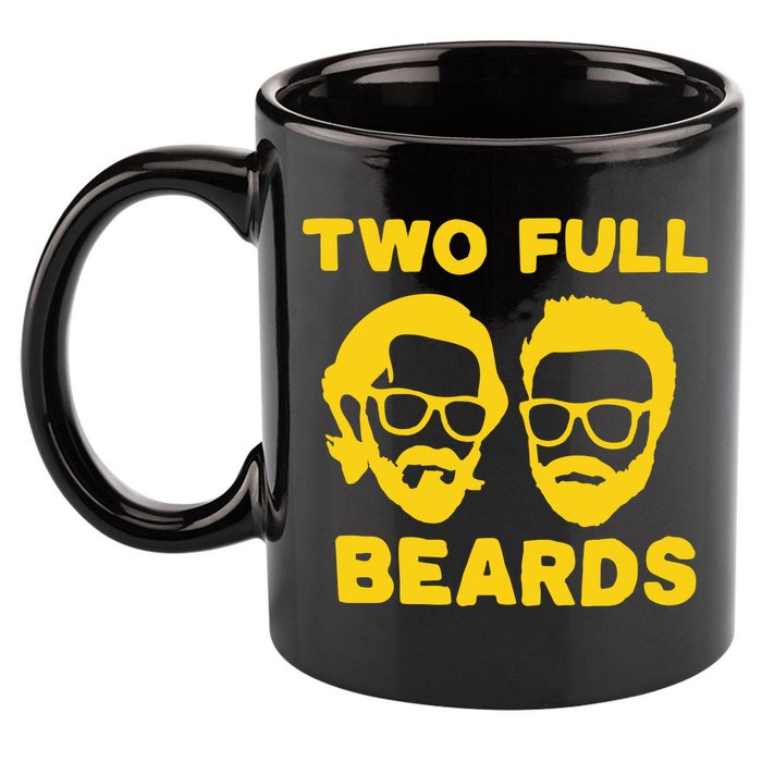 Jared Padalecki Two Full Beards 11oz C Handle Ceramic Mug