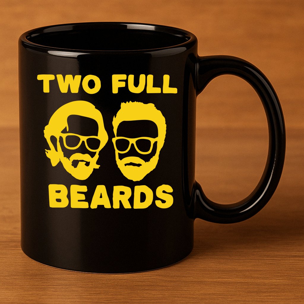 Jared Padalecki Two Full Beards 11oz C Handle Ceramic Mug