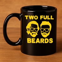 Jared Padalecki Two Full Beards 11oz C Handle Ceramic Mug