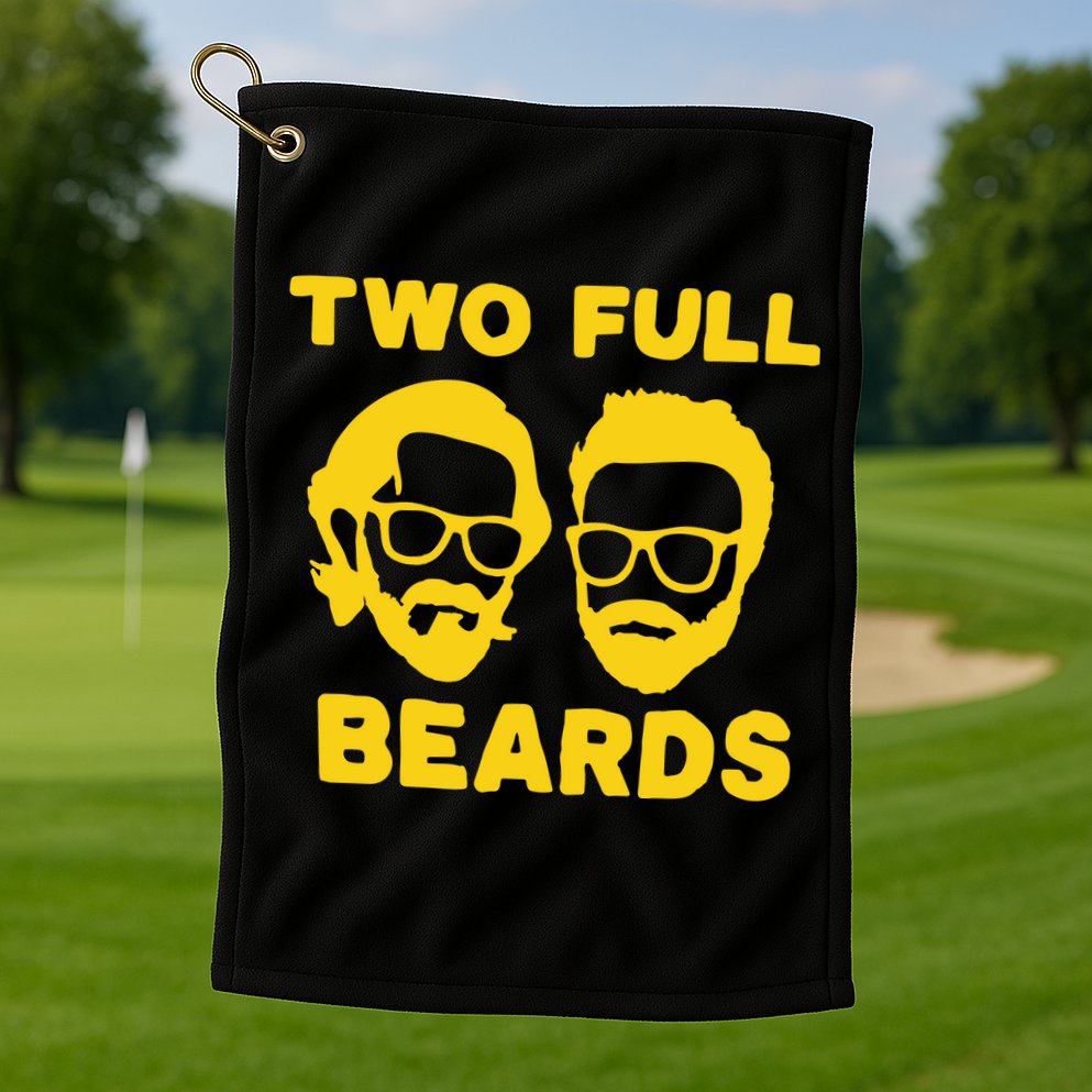 Jared Padalecki Two Full Beards Golf Towel