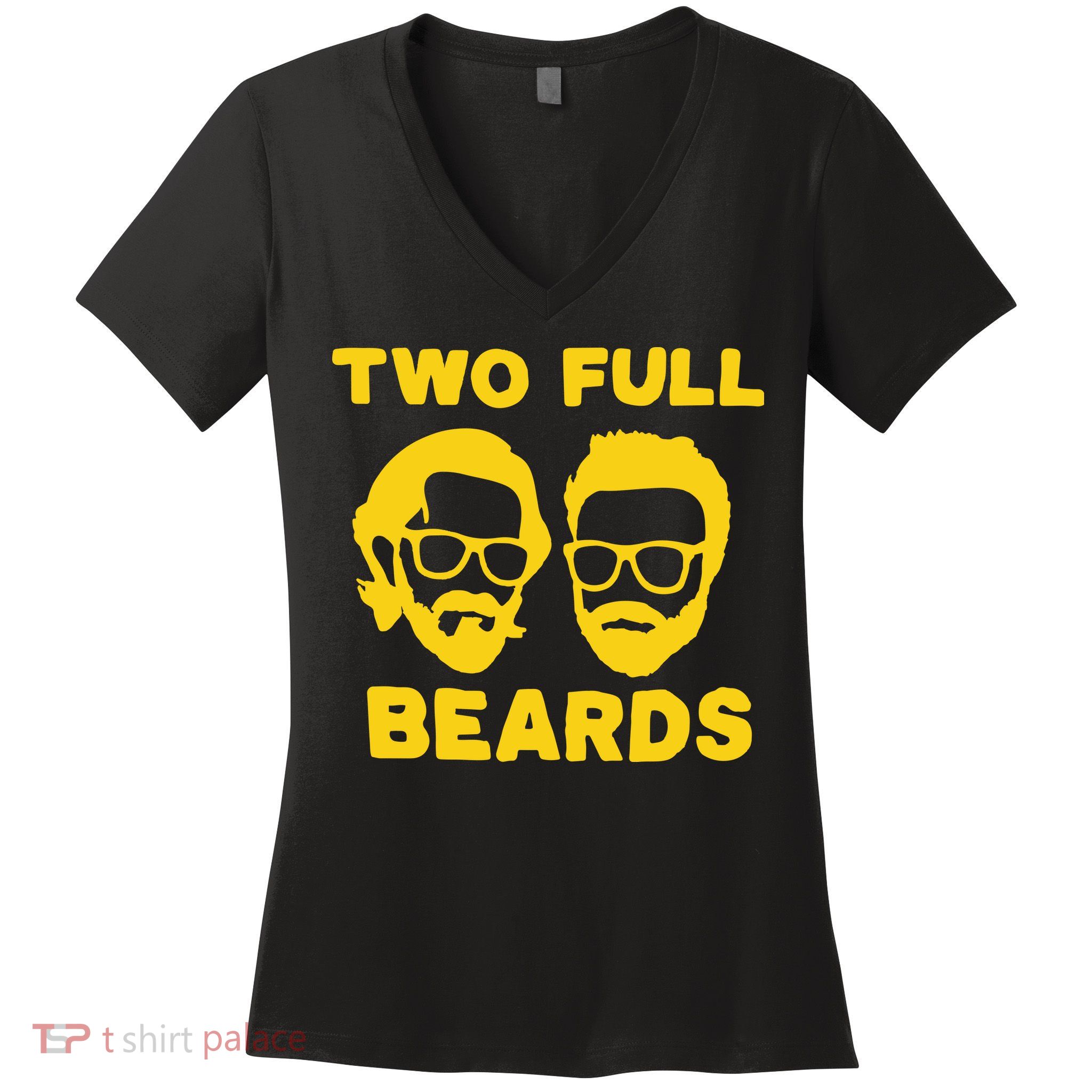 Jared Padalecki Two Full Beards Women's V-Neck T-Shirt