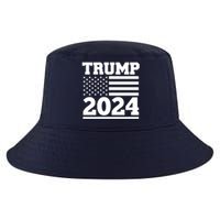 Jumbo Print Trump 2024 Usa Flag Cool Comfort Performance Bucket Hat