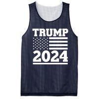 Jumbo Print Trump 2024 Usa Flag Mesh Reversible Basketball Jersey Tank