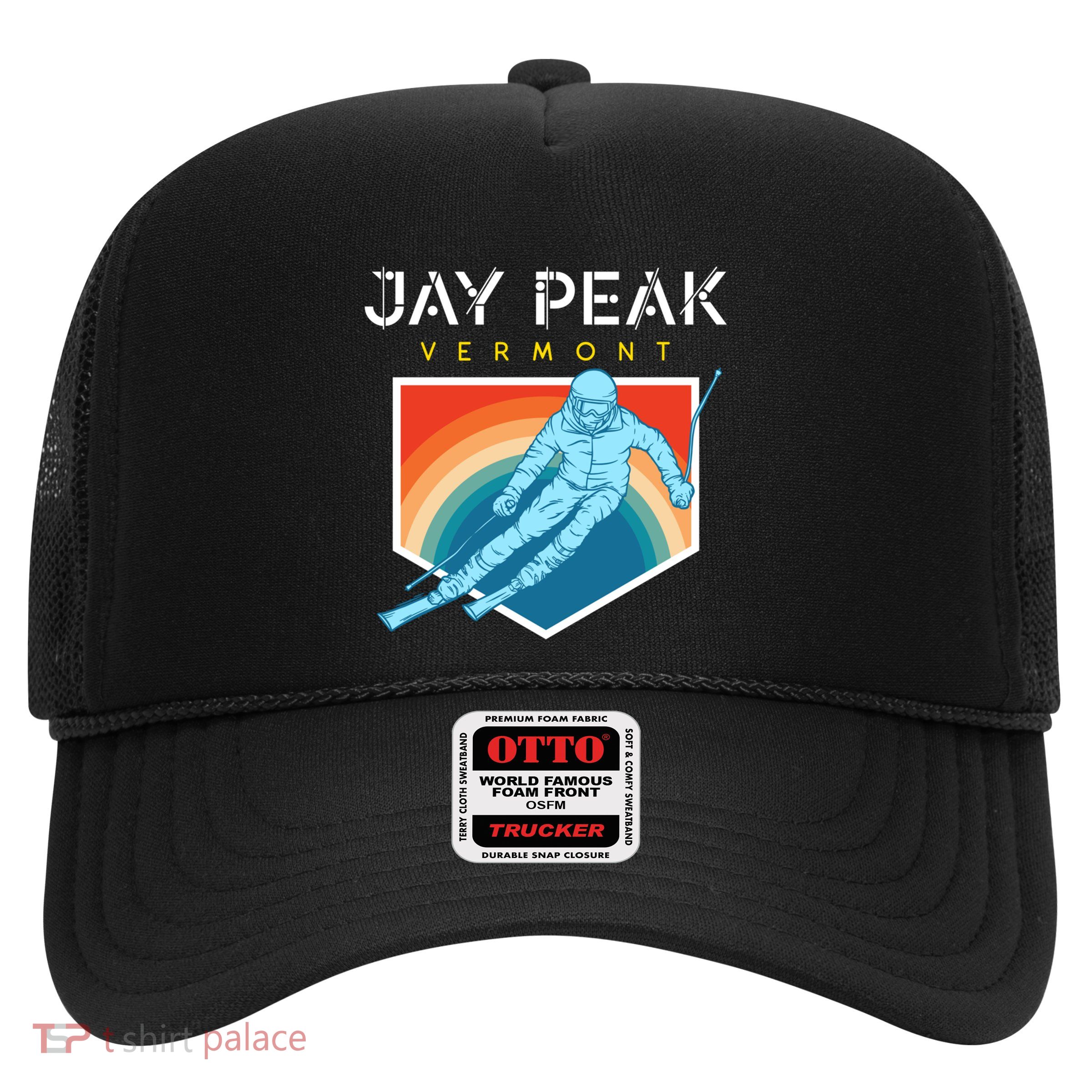 Jay Peak Vermont Usa Ski Resort 1980s Retro Funny Gift Trucker Hat