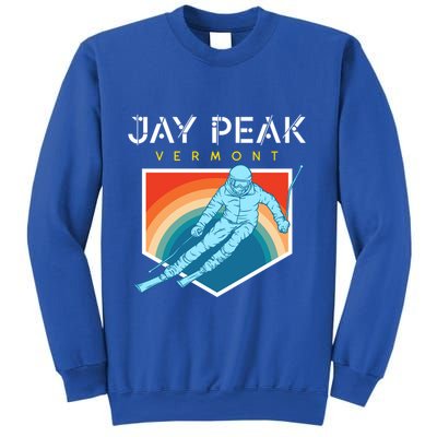 Jay Peak Vermont Usa Ski Resort 1980s Retro Funny Gift Sweatshirt