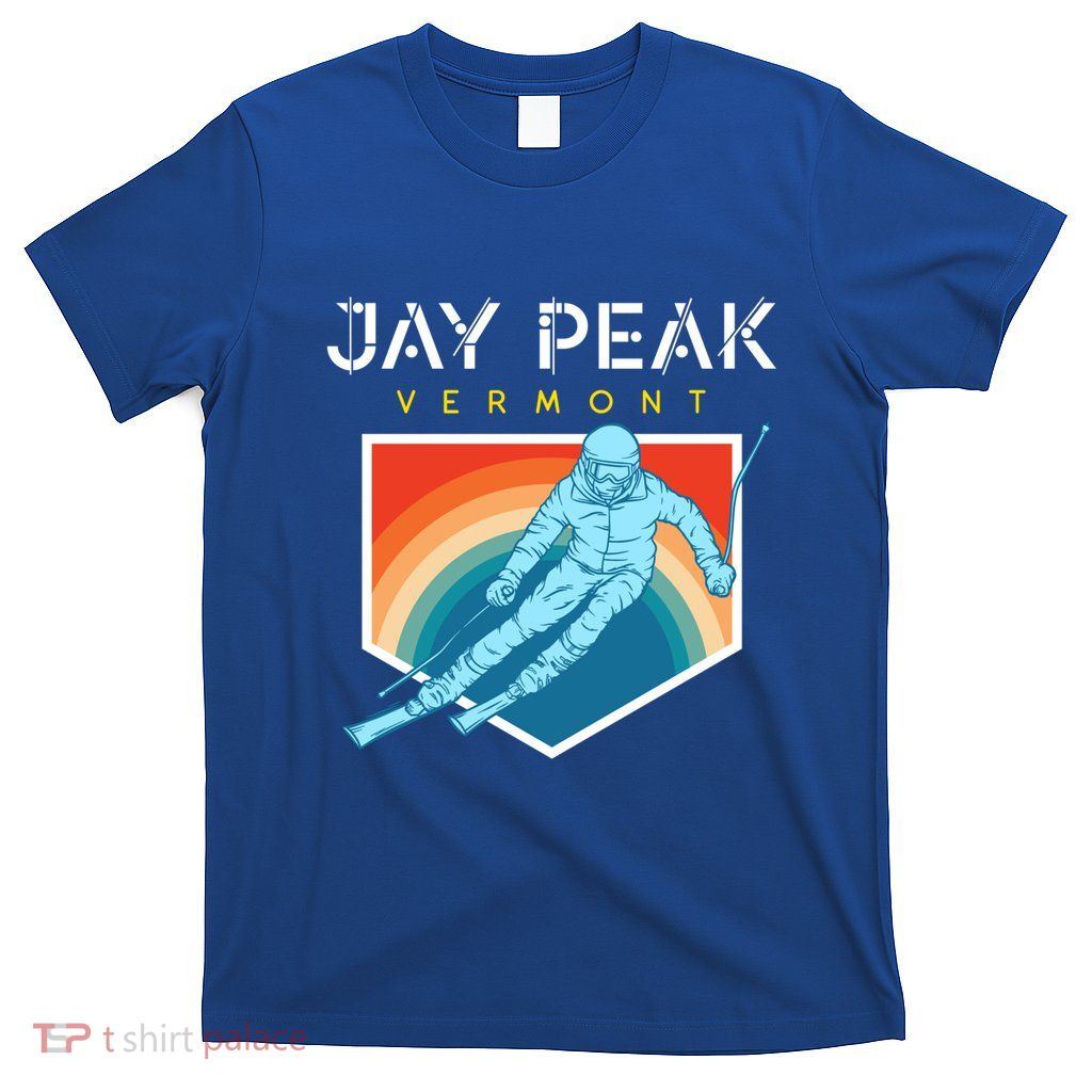 Jay Peak Vermont Usa Ski Resort 1980s Retro Funny Gift T-Shirt