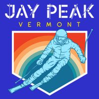 Jay Peak Vermont Usa Ski Resort 1980s Retro Funny Gift Zip Tote Bag