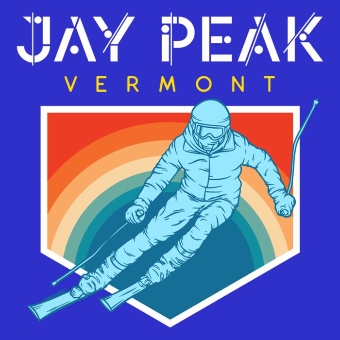 Jay Peak Vermont Usa Ski Resort 1980s Retro Funny Gift Zip Tote Bag