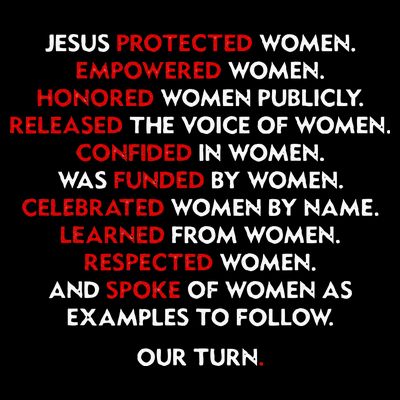 Jesus Protected Women Empowered Women Honored Women Publicly T-Shirt