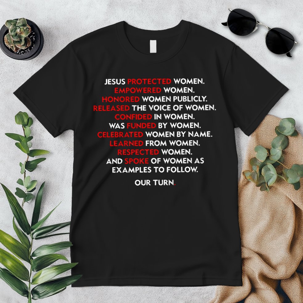 Jesus Protected Women Empowered Women Honored Women Publicly Premium T-Shirt