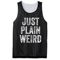 Just Plain Weird Mesh Reversible Basketball Jersey Tank