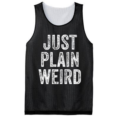 Just Plain Weird Mesh Reversible Basketball Jersey Tank