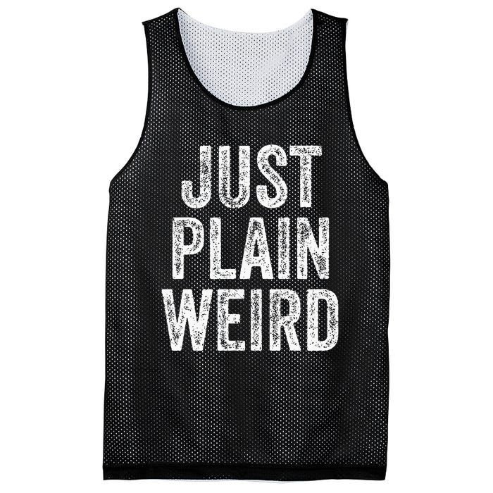 Just Plain Weird Mesh Reversible Basketball Jersey Tank