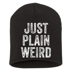 Just Plain Weird Short Acrylic Beanie