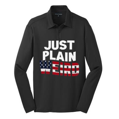 Just Plain Weird Pro Harris Silk Touch Performance Long Sleeve Polo