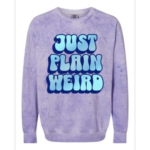 Just Plain Weird Kamala Harris 2024 Colorblast Crewneck Sweatshirt