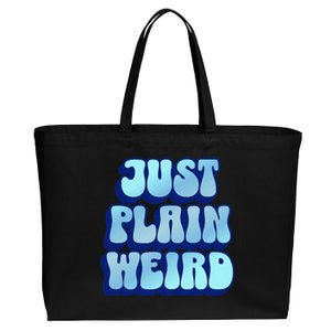 Just Plain Weird Kamala Harris 2024 Cotton Canvas Jumbo Tote