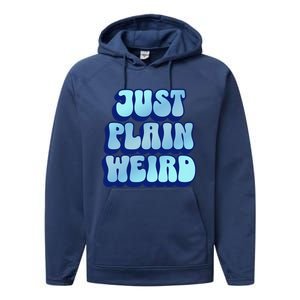 Just Plain Weird Kamala Harris 2024 Performance Fleece Hoodie