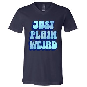 Just Plain Weird Kamala Harris 2024 V-Neck T-Shirt