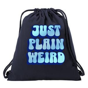 Just Plain Weird Kamala Harris 2024 Drawstring Bag